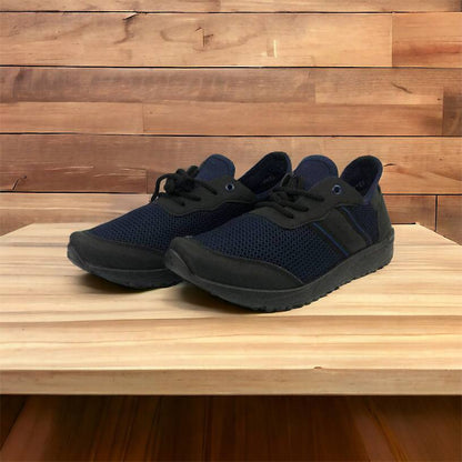 Кроссовки мужские сетка 41 размер. Летние кроссовки, модные универсальные кроссовки. Модель 46913. Цвет: синий
