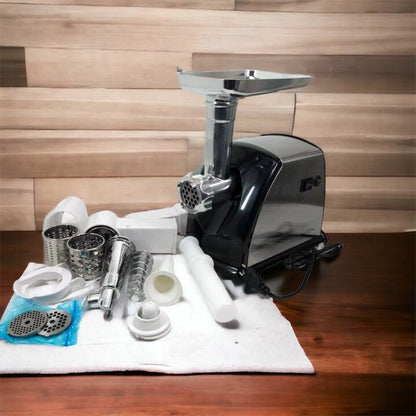 Мясорубка Suntera SMG-5454SS, Кухонная мясорубка, Мясорубка электрическая металл, Мясорубка-соковижималка