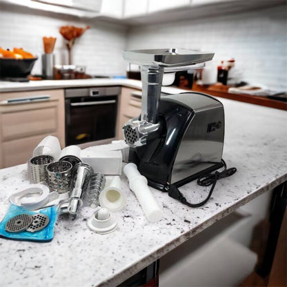 Мясорубка Suntera SMG-5454SS, Кухонная мясорубка, Мясорубка электрическая металл, Мясорубка-соковижималка