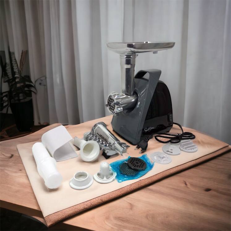 Мясорубка Suntera SMG-5421B 1800 Вт, мясорубка электрическая для мяса, мясорубка для домашней колбасы