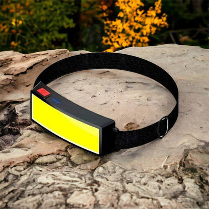 Налобный фонарик яркий рассеивающий для СТО Bailong BL-F007-COB, 3 режима, водостойкий, зарядка от USB