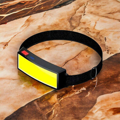 Налобный фонарик яркий рассеивающий для СТО Bailong BL-F007-COB, 3 режима, водостойкий, зарядка от USB