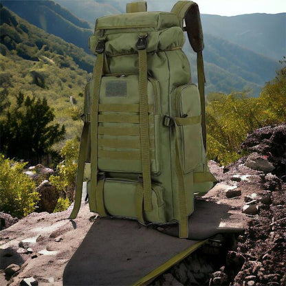 Тактический рюкзак на 70л больший армейский баул, походная сумка / Военный рюкзак, тактический рюкзак ВСУ