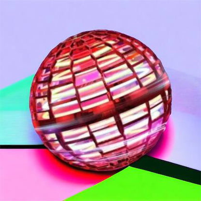 Летающий шар спиннер светящийся FlyNova Pro Gyrosphere игрушка мяч бумеранг, игрушка летающий шар