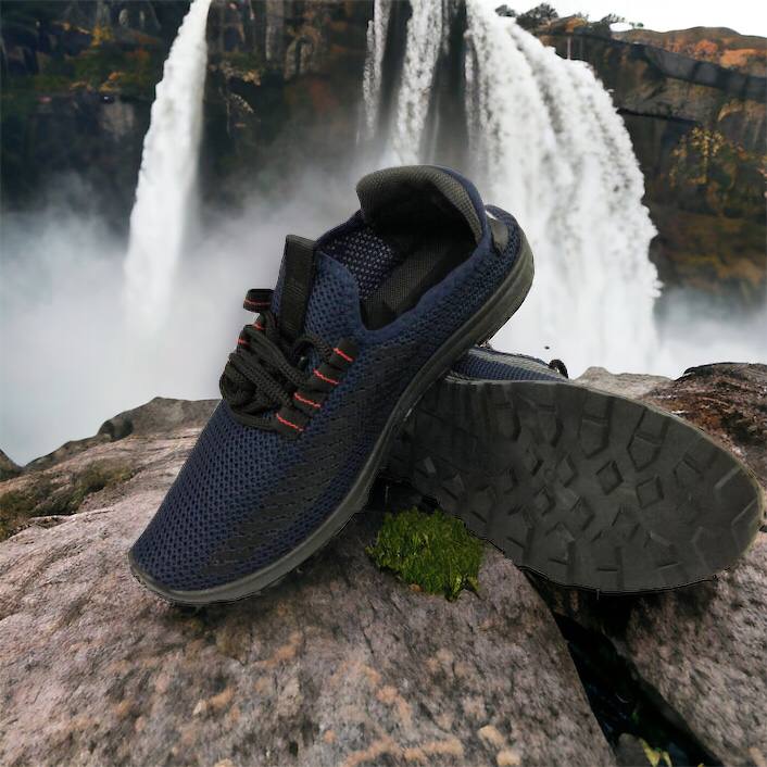 Спортивные кроссовки мужские летние 40 размер. Летние кроссовки сетка сеточка мужские. Модель 32591. Цвет: синий