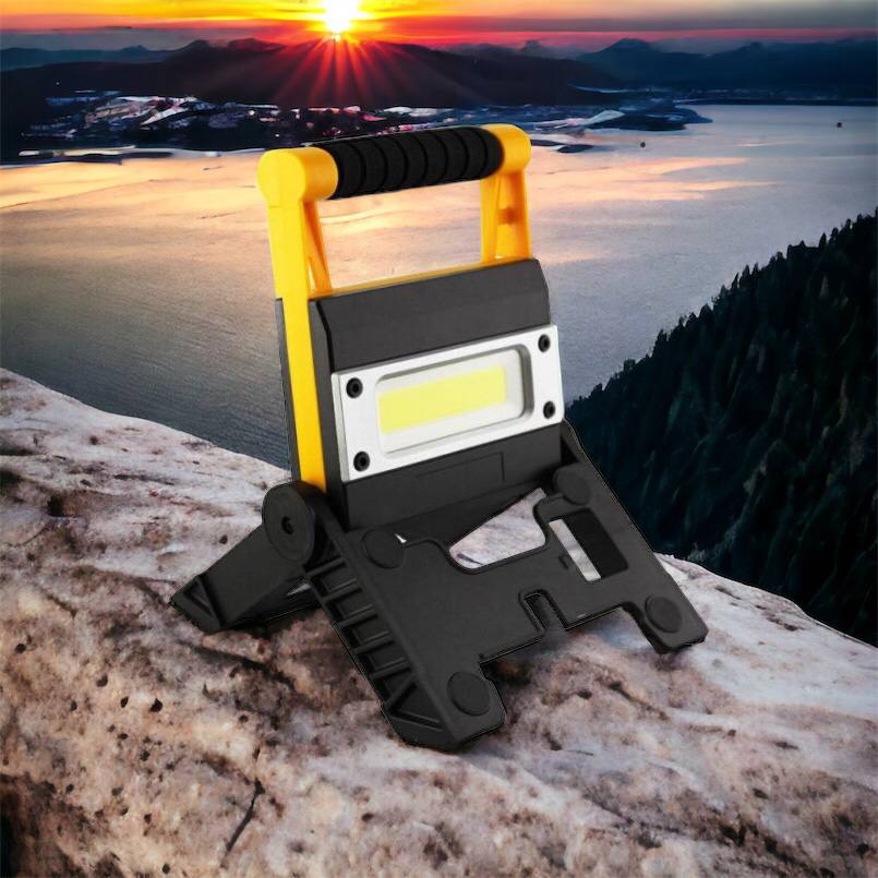 Фонарь-прожектор аккумуляторный BL MS 8006 7858 ручной, аккумуляторный кемпинговый фонарь, лампа