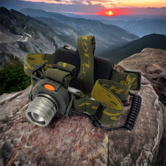 Налобный фонарь тактический Bailong BL-1505 \ 602B SENSOR с датчиком движения, Фонарик налобный led