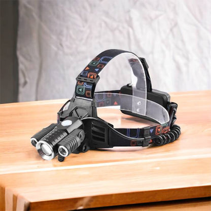 Фонарь налобный W602-T6-2XPE Bike с велокреплением 2x18650, светодиодный фонарь на лоб, сверхмощный