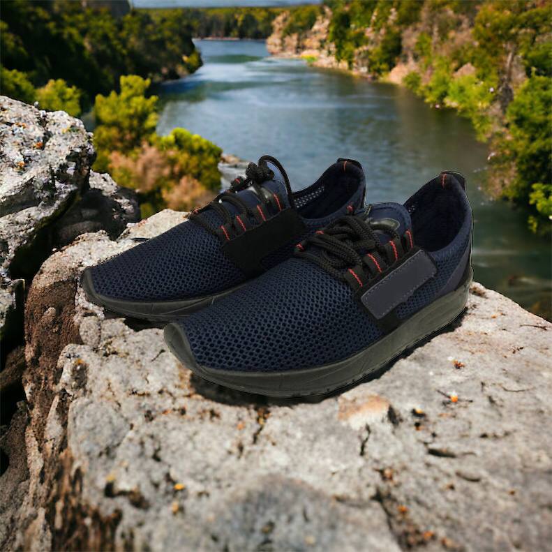 Кроссовки мужские весна 41 размер. Летние кроссовки, молодежные кроссовки. Модель 39146. Цвет: синий