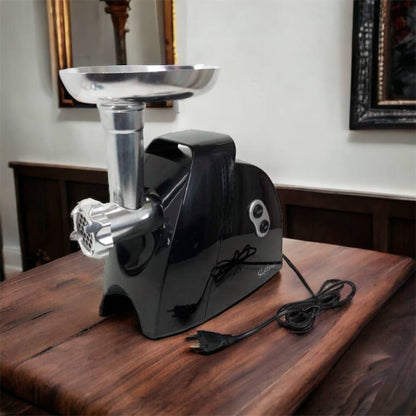 Мясорубка Suntera SMG-5425B, электрическая мясорубка с насадками, электромясорубка для шинковки