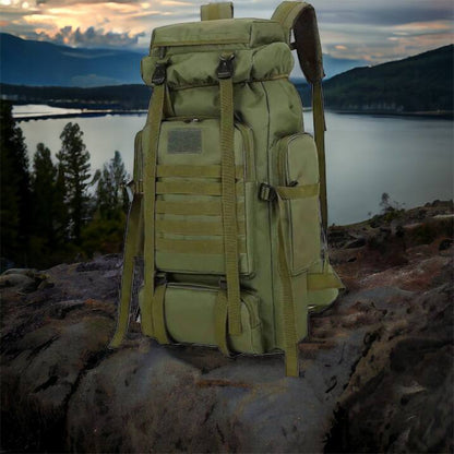 Тактический рюкзак на 70л больший армейский баул, походная сумка / Военный рюкзак, тактический рюкзак ВСУ