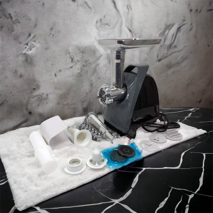 Мясорубка Suntera SMG-5421B 1800 Вт, мясорубка электрическая для мяса, мясорубка для домашней колбасы