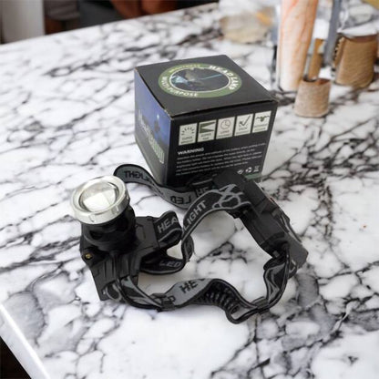 Фонарик на голову Bailong BL-8070-P50, LED налобный аккумуляторный фонарь, фонарь на голову для рыбалки