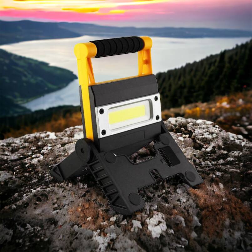 Фонарь-прожектор аккумуляторный BL MS 8006 7858 ручной, аккумуляторный кемпинговый фонарь, лампа