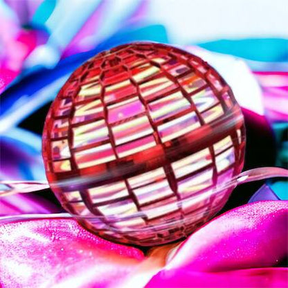 Летающий шар спиннер светящийся FlyNova Pro Gyrosphere игрушка мяч бумеранг, игрушка летающий шар