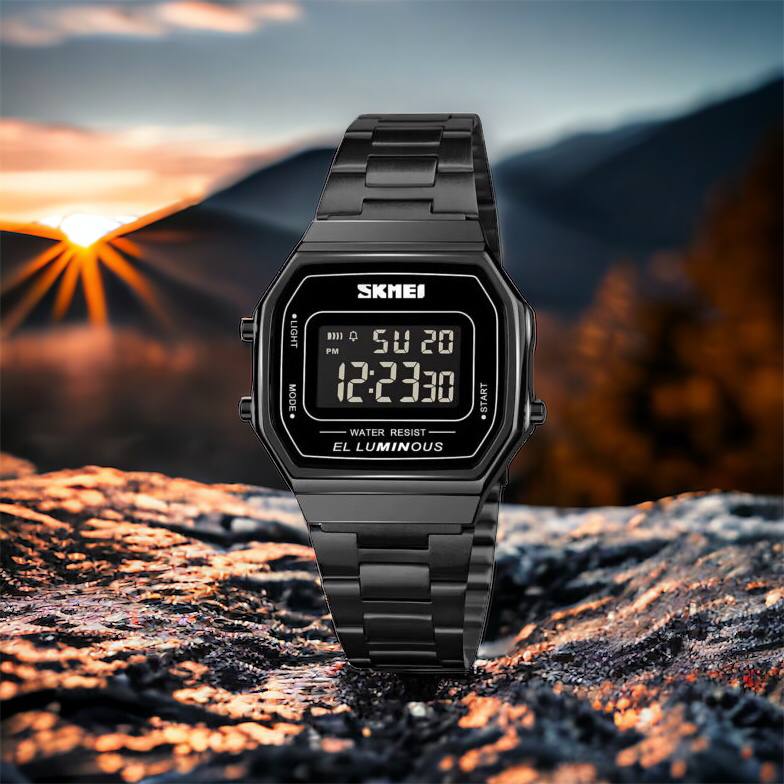 Часы наручные мужские SKMEI 1647BK, оригинальные мужские часы, противоударные часы для военнослужащих