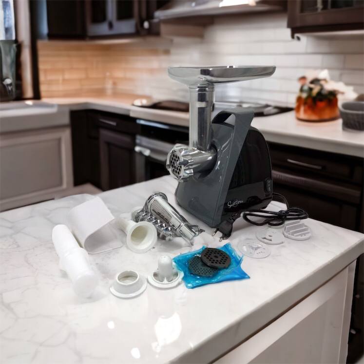 Мясорубка Suntera SMG-5421B 1800 Вт, мясорубка электрическая для мяса, мясорубка для домашней колбасы