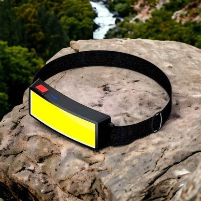 Налобный фонарик яркий рассеивающий для СТО Bailong BL-F007-COB, 3 режима, водостойкий, зарядка от USB