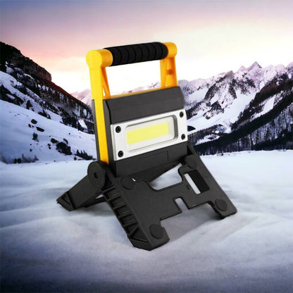 Фонарь-прожектор аккумуляторный BL MS 8006 7858 ручной, аккумуляторный кемпинговый фонарь, лампа