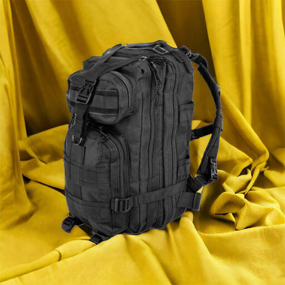 Тактический рюкзак Tactic 1000D для военных, охоты, рыбалки,  походов, путешествий и спорта. Цвет: черный