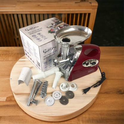 Электромясорубка Suntera SMG-5420R 1800 Вт, электромясорубка соковыжималка для томатов, мясорубка для дома