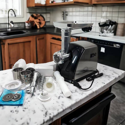 Мясорубка Suntera SMG-5454SS, Кухонная мясорубка, Мясорубка электрическая металл, Мясорубка-соковижималка