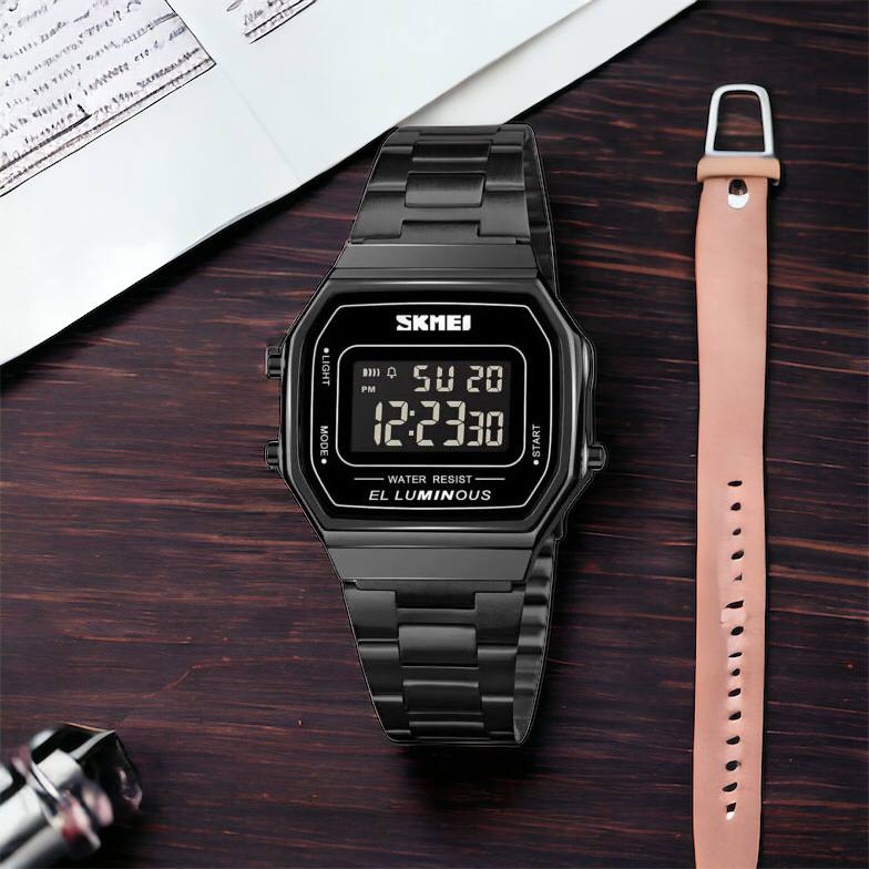 Часы наручные мужские SKMEI 1647BK, оригинальные мужские часы, противоударные часы для военнослужащих