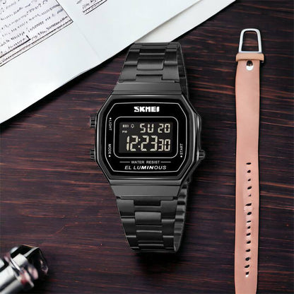 Часы наручные мужские SKMEI 1647BK, оригинальные мужские часы, противоударные часы для военнослужащих