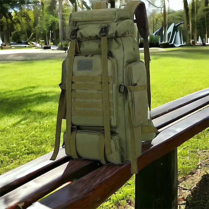 Тактический рюкзак на 70л больший армейский баул, походная сумка / Военный рюкзак, тактический рюкзак ВСУ