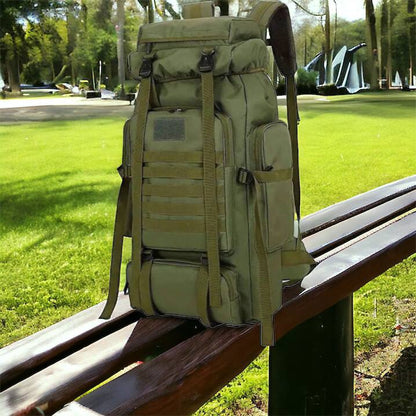 Тактический рюкзак на 70л больший армейский баул, походная сумка / Военный рюкзак, тактический рюкзак ВСУ