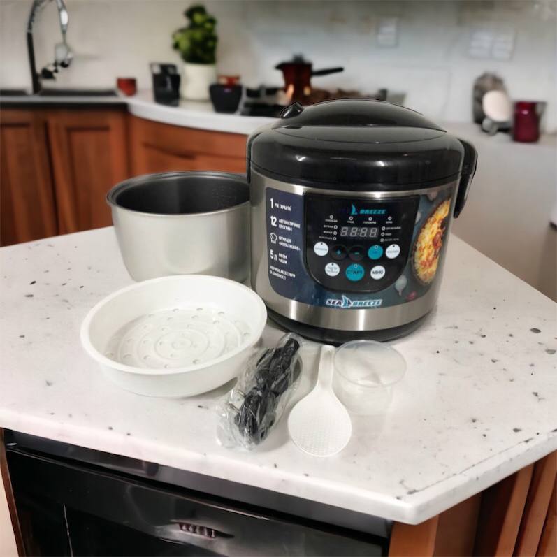 Мультиварка SeaBreeze SB-044 900 Вт, бытовые мультиварки рисоварки, электро скороварка, кашеваркы