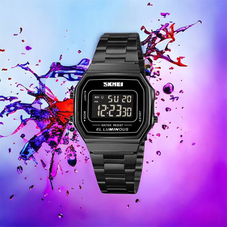 Часы наручные мужские SKMEI 1647BK, оригинальные мужские часы, противоударные часы для военнослужащих