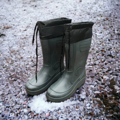 Сапоги мужские резиновые высокие утепленные с подвязкой 44 размер (29 см), сапоги резиновые для рыбалки