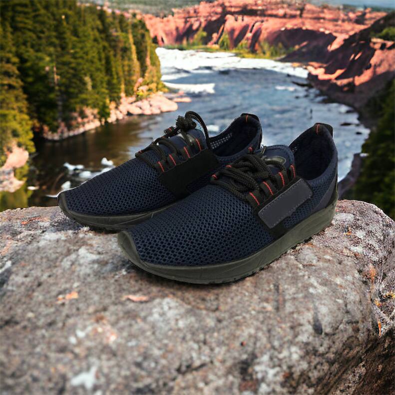 Кроссовки мужские весна 41 размер. Летние кроссовки, молодежные кроссовки. Модель 39146. Цвет: синий