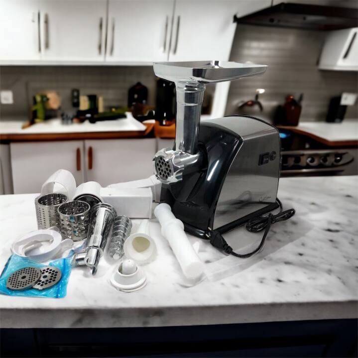 Мясорубка Suntera SMG-5454SS, Кухонная мясорубка, Мясорубка электрическая металл, Мясорубка-соковижималка