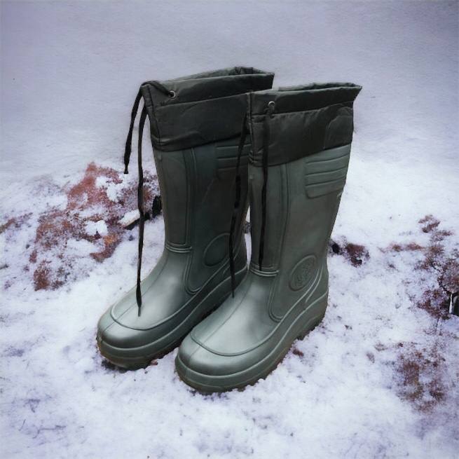 Сапоги мужские резиновые высокие утепленные с подвязкой 44 размер (29 см), сапоги резиновые для рыбалки