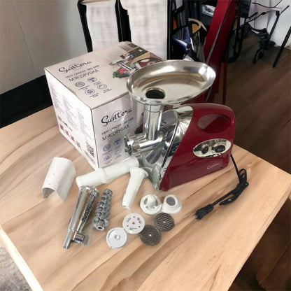 Электромясорубка Suntera SMG-5420R 1800 Вт, электромясорубка соковыжималка для томатов, мясорубка для дома