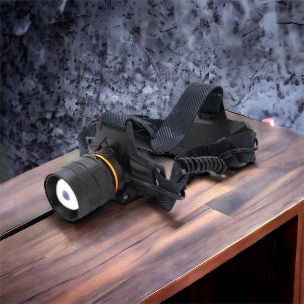 Яркий налобный фонарь Bailong BL-8076-2-GT100, Фонарь аккумуляторный для рыбалки, Фонарь на голову