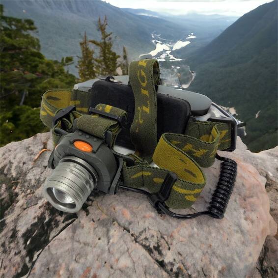 Налобный фонарь тактический Bailong BL-1505 \ 602B SENSOR с датчиком движения, Фонарик налобный led