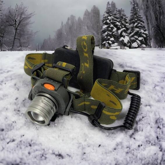 Налобный фонарь тактический Bailong BL-1505 \ 602B SENSOR с датчиком движения, Фонарик налобный led