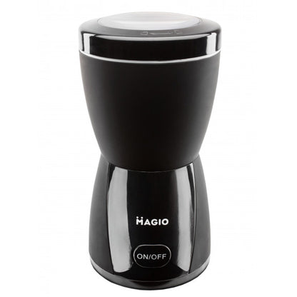 Кофемолка MAGIO MG-205 200 Вт, Кофемолка бытовая электрическая, Портативная кофемолка, Измельчитель кофе