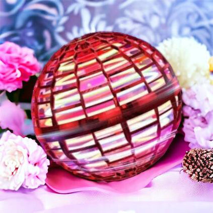 Летающий шар спиннер светящийся FlyNova Pro Gyrosphere игрушка мяч бумеранг, игрушка летающий шар