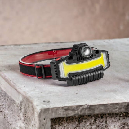 Налобный фонарик Bailong BL-W685-LTS+COB+RGB, 5 режимов, водостойкий, ударостойкий, USB кабель Type-c