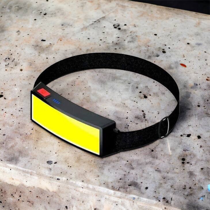 Налобный фонарик яркий рассеивающий для СТО Bailong BL-F007-COB, 3 режима, водостойкий, зарядка от USB