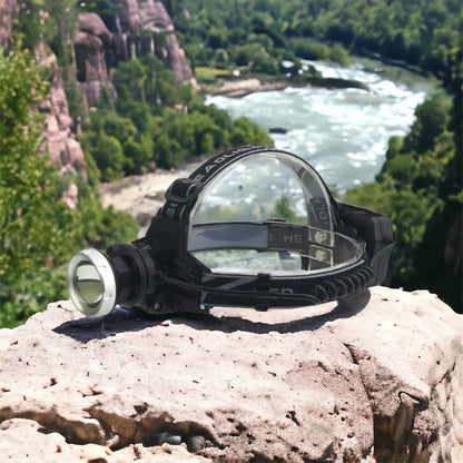 Фонарик на голову Bailong BL-8070-P50, LED налобный аккумуляторный фонарь, фонарь на голову для рыбалки