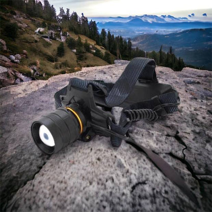 Яркий налобный фонарь Bailong BL-8076-2-GT100, Фонарь аккумуляторный для рыбалки, Фонарь на голову