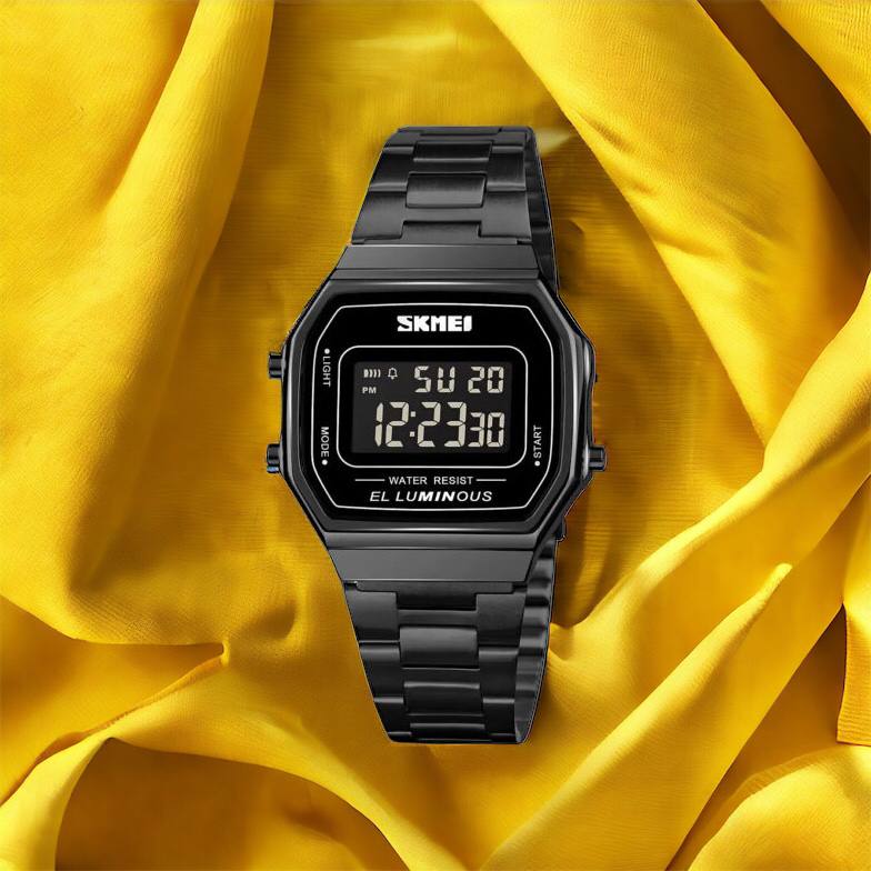 Часы наручные мужские SKMEI 1647BK, оригинальные мужские часы, противоударные часы для военнослужащих