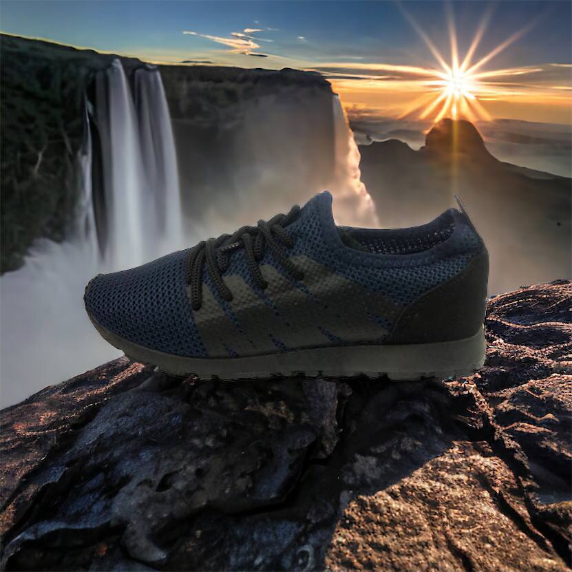 Кроссовки лето сетка мужские 40 размер | Текстильные кроссовки сеткой | Модель 41373. Цвет: синий