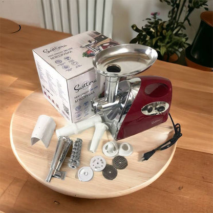 Электромясорубка Suntera SMG-5420R 1800 Вт, электромясорубка соковыжималка для томатов, мясорубка для дома