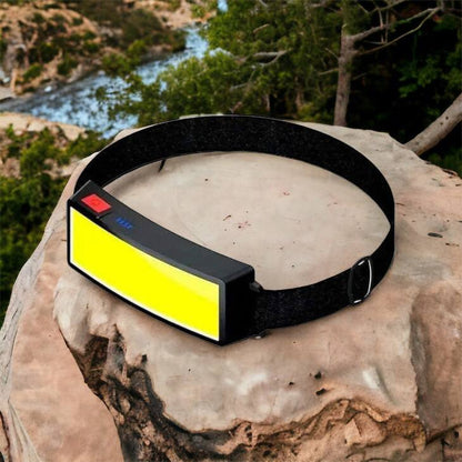 Налобный фонарик яркий рассеивающий для СТО Bailong BL-F007-COB, 3 режима, водостойкий, зарядка от USB